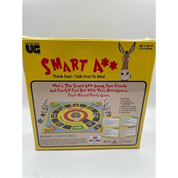 SMART A** TRIVIA BOARD GAME - 2019 EDITION - FACTORY SEALED - Picture 2 of 8